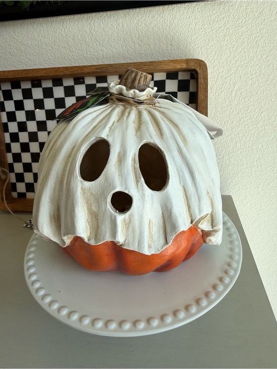 Other - Pumpkin Ghost Costume Decoration - White and Orange